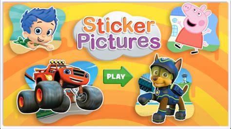 Nick Jr Sticker Pictures