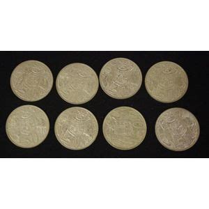 1966 Australian Silver 50 Cent Coins Set - Coins - Numismatics, Stamps ...