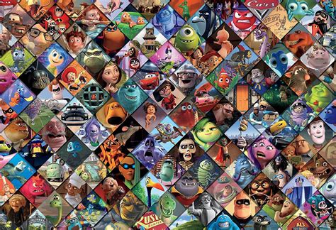 2000pc Disney Pixar Character Collage — Adventure Hobbies & Toys