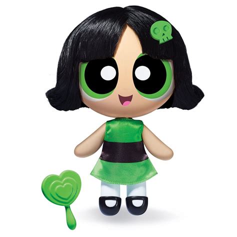 POWERPUFF GIRLS Figure BUTTERCUP Deluxe Doll 17cm CARTOON NETWORK Spin ...