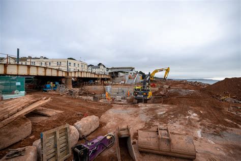 Dawlish railway better protected as new sea wall reaches key milestone ...