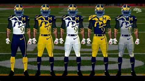 Possible uniform combos for my boys in blue | Michigan football ...