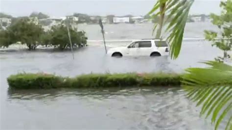 Storm surge from Hurricane Idalia impacts downtown Tampa