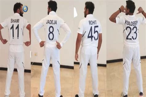 Team India reveals new test jersey