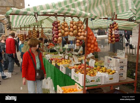 Fruit and Vegetable Stall Conwy Food Festival Conwy North West Wales ...