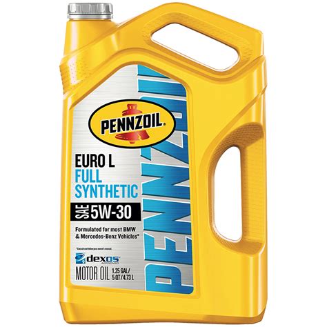 Pennzoil Euro L 5W-30 Full Synthetic Motor Oil – US Օil