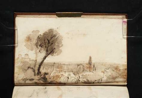 ‘An Italianate Landscape Sketch‘, Joseph Mallord William Turner, 1819 ...