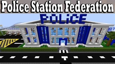 Minecraft Police Station Federation - YouTube | Minecraft houses ...