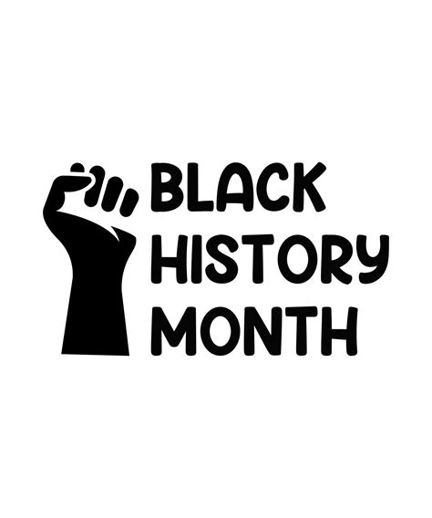 Black history month logo illustration design 17193338 Vector Art at ...