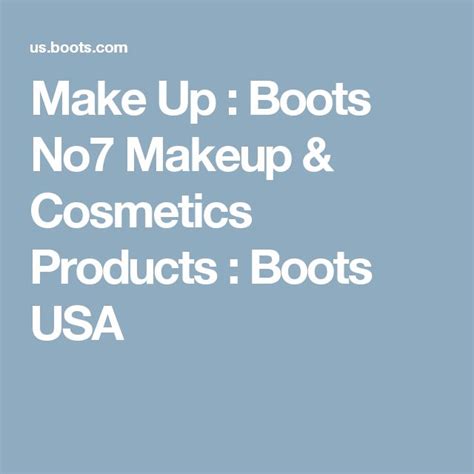 Make Up : Boots No7 Makeup & Cosmetics Products : Boots USA | No7 ...