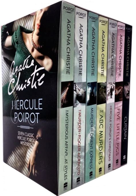 Set x 13 Books Agatha Christie Collection Hercule Poirot Classic ...