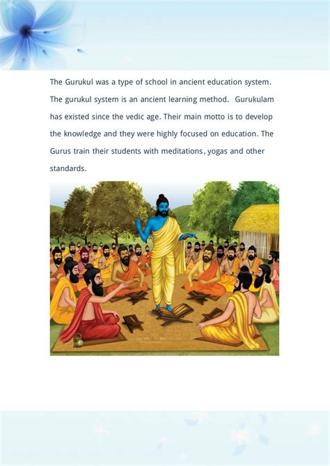 Gurukul system of education