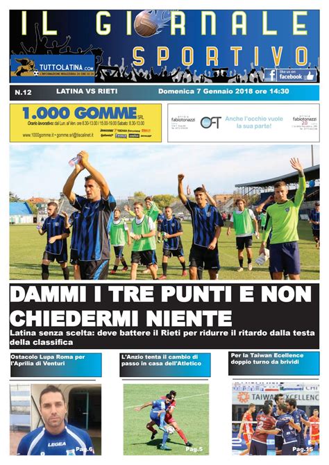 Il Giornale Sportivo N.12 by Il Giornale Sportivo®️ - Issuu