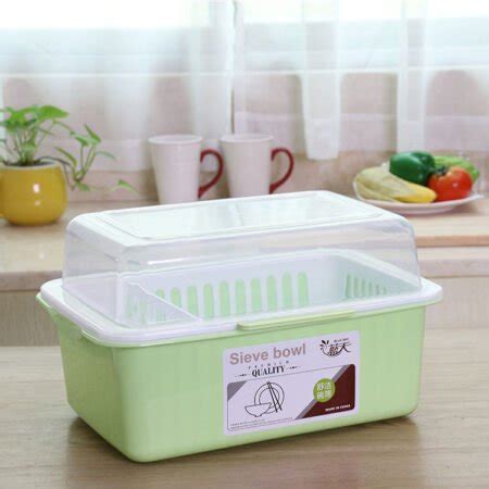 Plastic Dish Drainer Rack With Cover – mybazaar