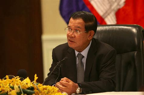 Cambodian Prime Minister Samdech Techo Hun Sen held a press conference ...