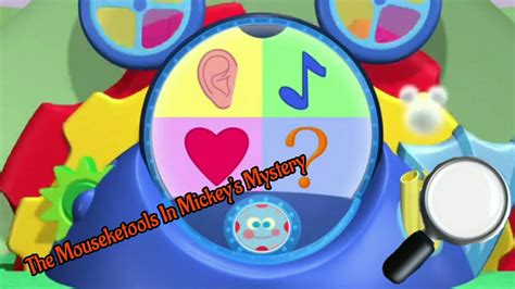 The Mouseketools In Mickey's Mystery - YouTube