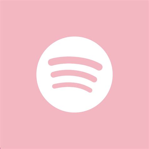 Pink Spotify icon | App icon, App icon design, Ios app icon design