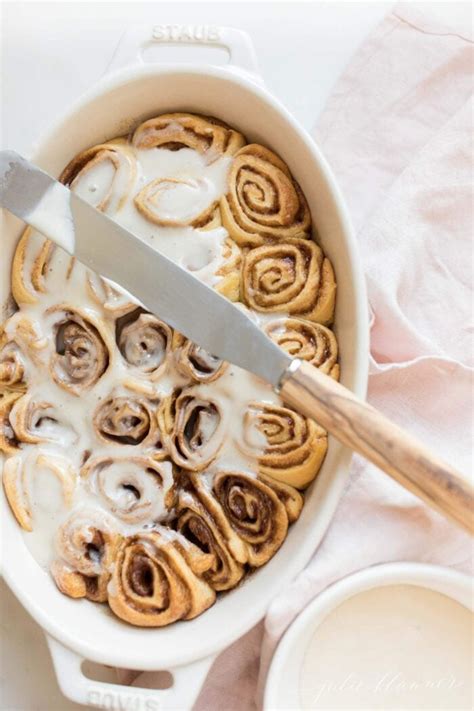 Best Cinnamon Roll Icing | Julie Blanner