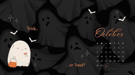 🔥 Free Download Customizable Halloween Desktop Wallpaper Templates by ...