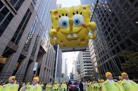 High-flying balloon characters star in Thanksgiving parade | PBS NewsHour