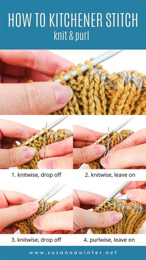 How to kitchener stitch in pattern tutorial – Artofit