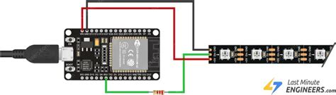 Control WS2812B Addressable LEDs with ESP32 and WLED