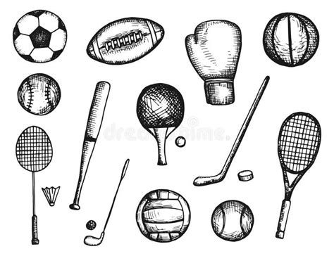 Balls Sketch Sports Stock Illustrations – 242 Balls Sketch Sports Stock ...