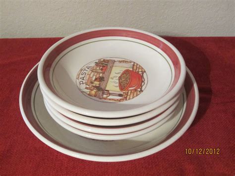 Vintage Italian Pasta Bowls TRE CI Made in by GreatAmericanVintage