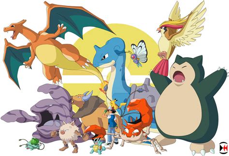 Ash's Kanto team by Darkhameleon on DeviantArt