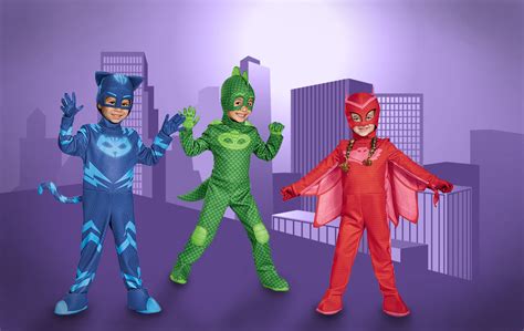 PJ Masks Costumes: Catboy, Owlette & Gekko - HalloweenCostumes.com