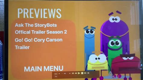 Storybots Emotions (UK) 2016 DVD Menu WalkThrough - YouTube