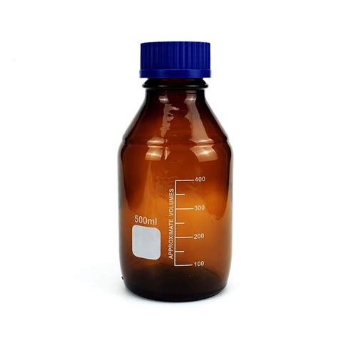 Supplier of 500ml Amber Glass Reagent Bottle from China--Lab Vials ...