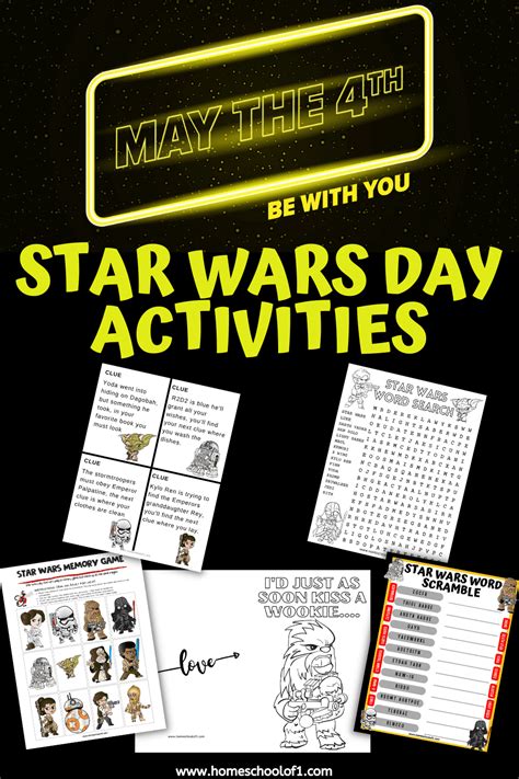 Star Wars Day Activities & Free Printables - Homeschool of 1