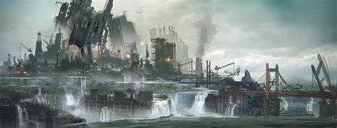 NieR: Automata Scenic HD Wallpaper