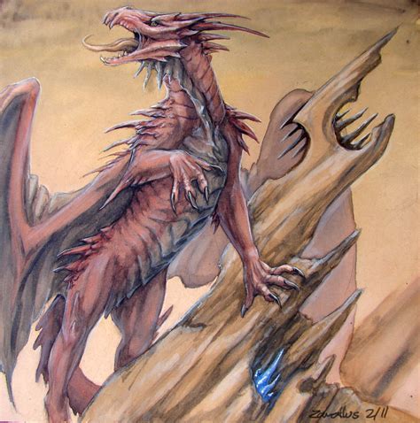 Watercolor Dragon 1 by zarathus on DeviantArt