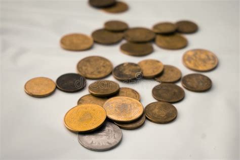 Collections of Nepali Old Coins Stock Photo - Image of coin, financial ...