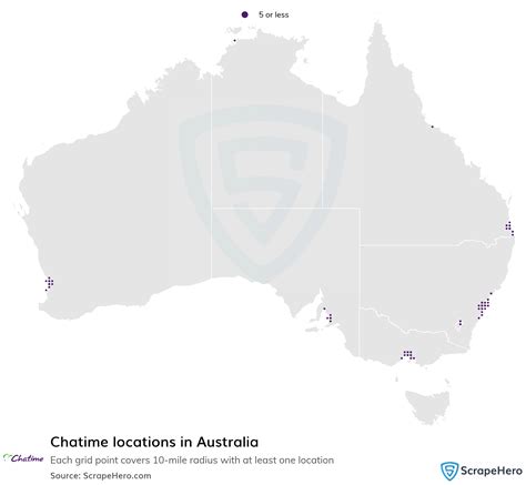 List of all Chatime locations in Australia - ScrapeHero Data Store