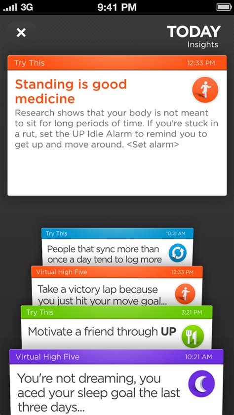 Jawbone UP Device & App UX on Behance