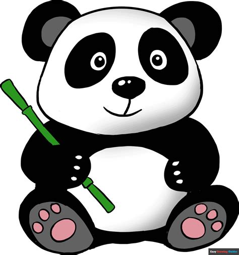 How to Draw a Cute Panda in a Few Easy Steps | Easy Drawing Guides