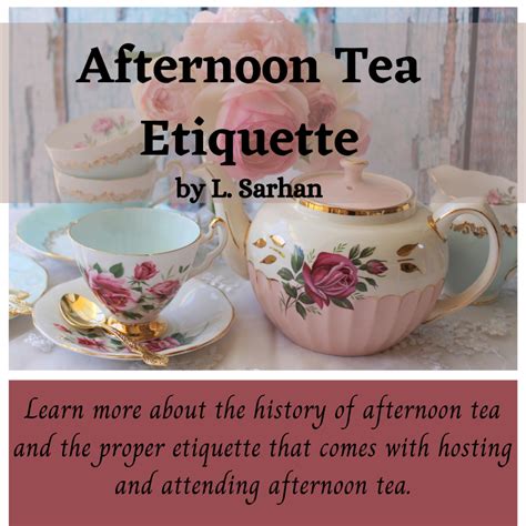 High Tea Etiquette