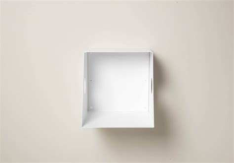 Buy Vinyl record storage box - Metal White