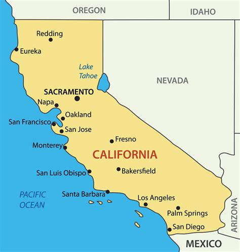 California Map - Guide of the World