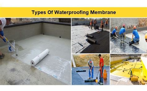 Waterproofing Membrane - Types, Application & Selection