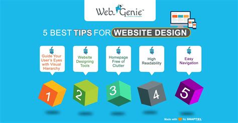 5 Best Tips for Website Design - GenieoWeb