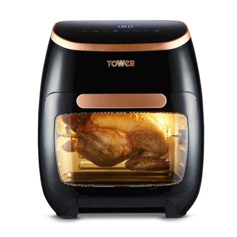 Tower 11L Rose Gold Air Fryer Oven | Dunelm