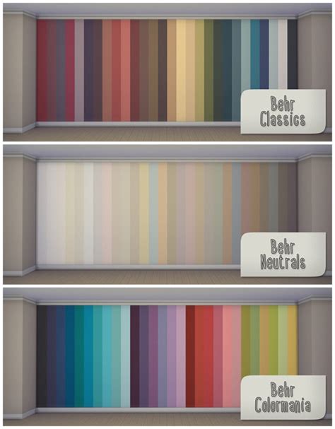 Behr walls - The Sims 4 Catalog