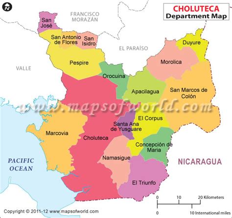 Choluteca Honduras Mapa