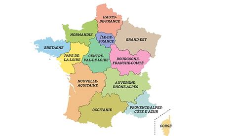 The New 13 Regions of France - WorldAtlas