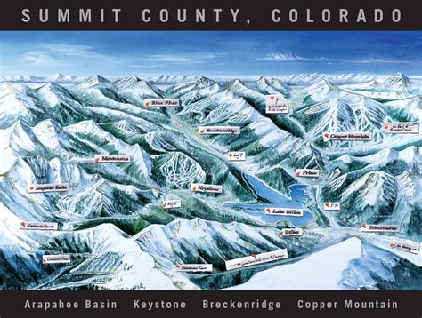 Ski Trail Map Artist Kevin Mastin