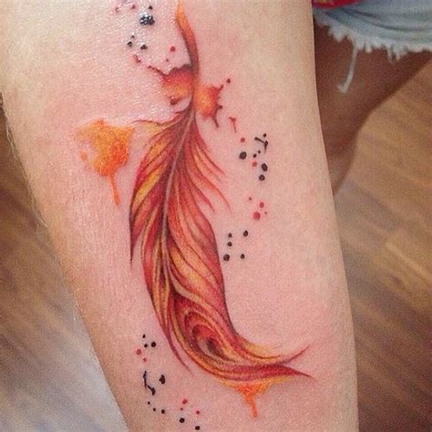 Watercolor Feather Tattoo Designs, Ideas and Meaning - Tattoos For You